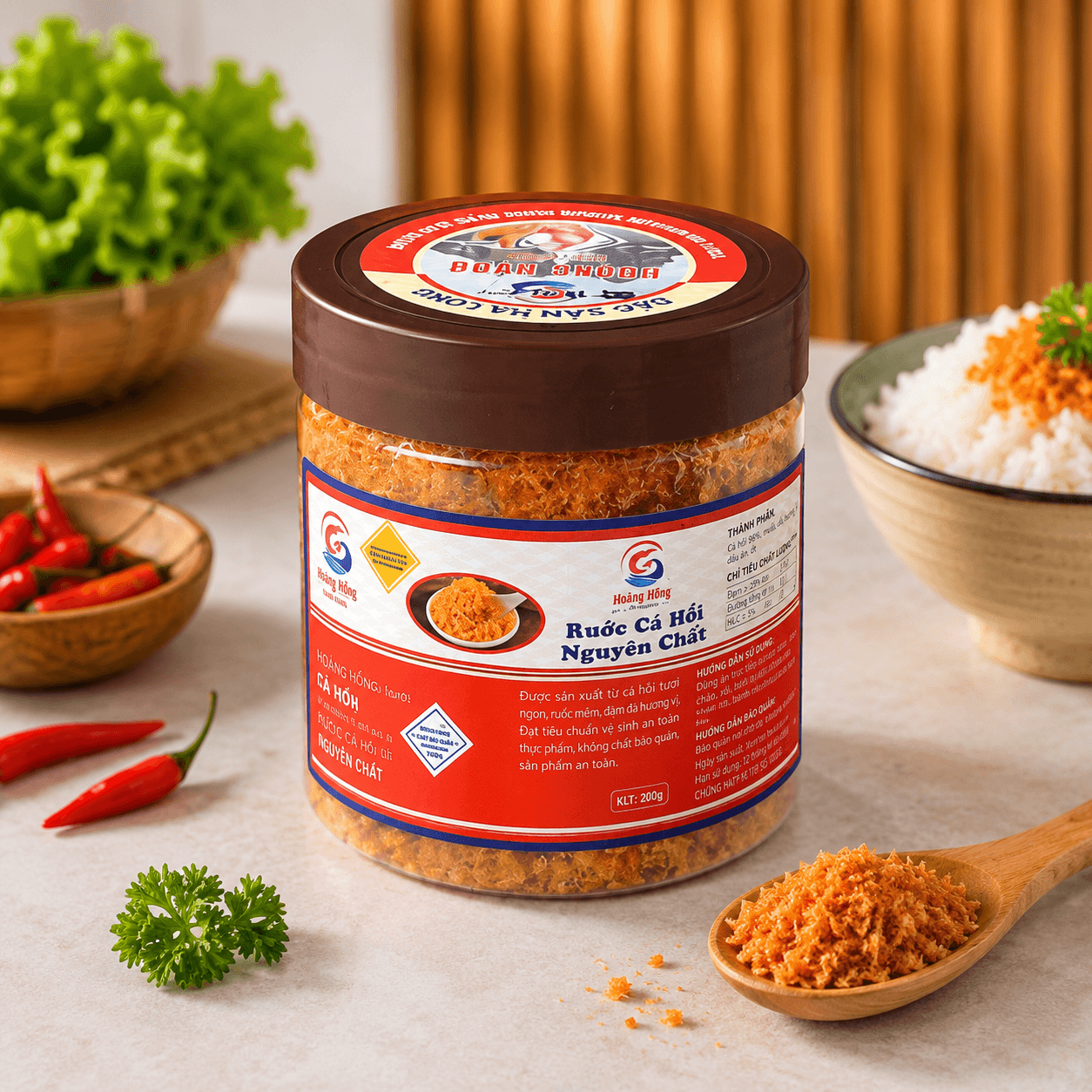 Ruốc Cá Hồi Nguyên Chất