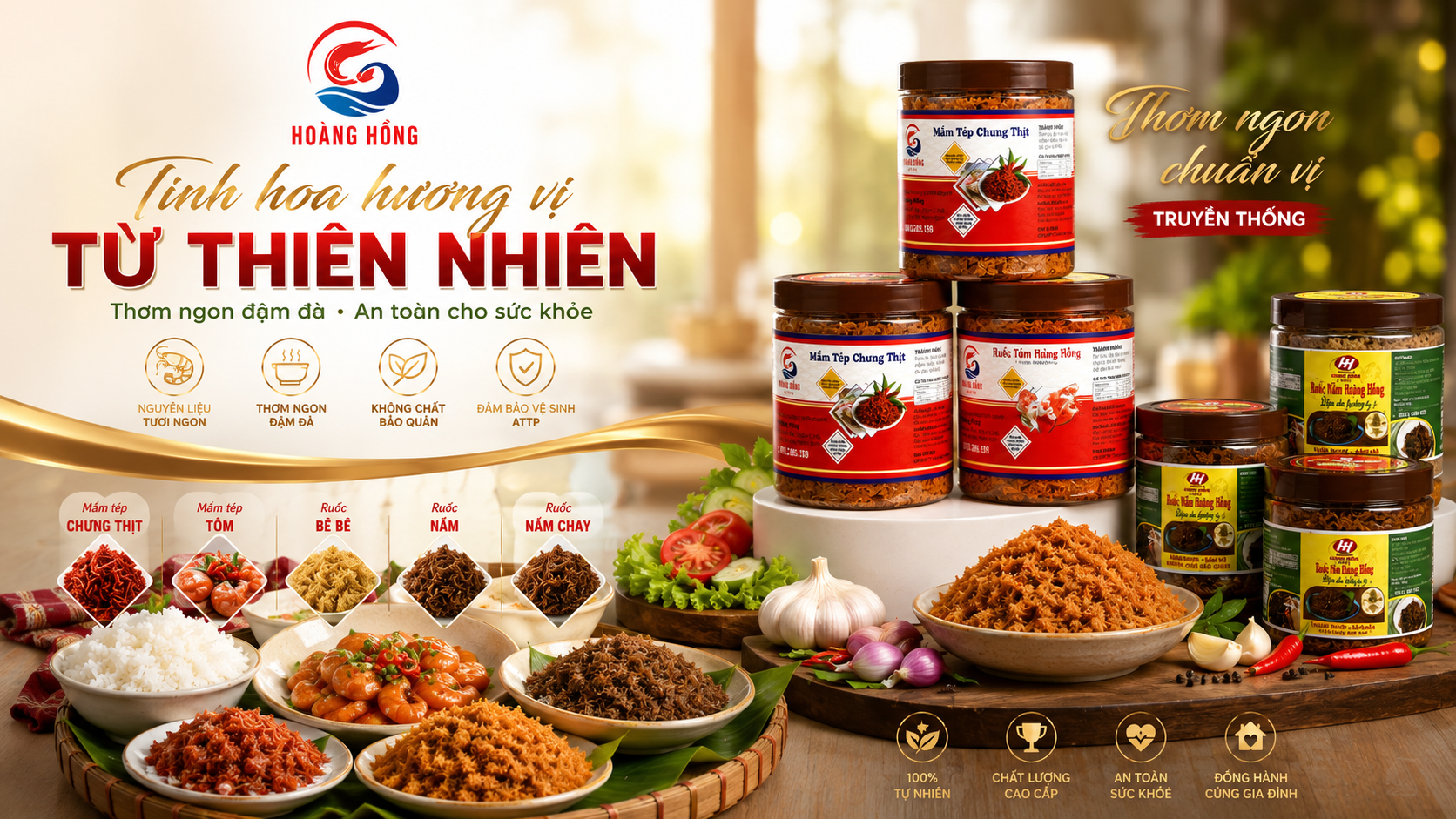 Ruốc tôm mắm tép Hoàng Hồng - Đặc sản Hạ Long Quảng Ninh chế biến thủ công